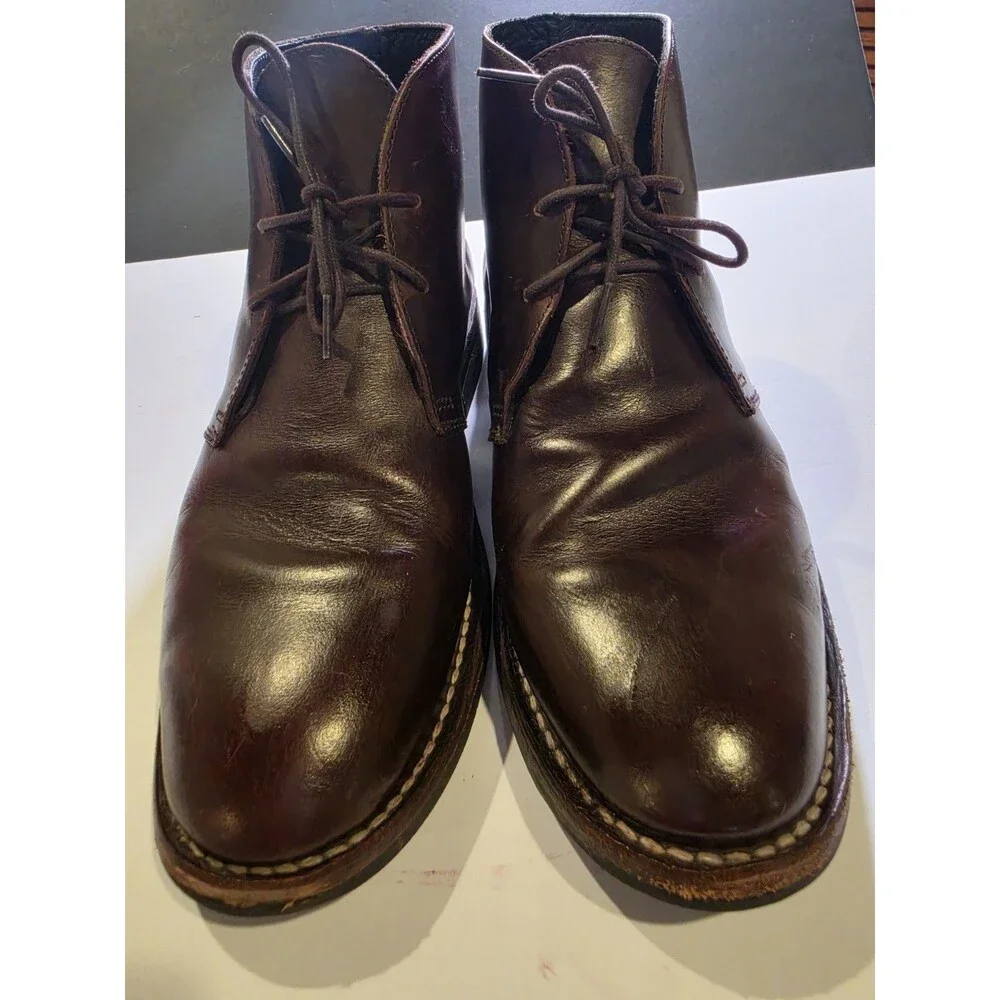 Thursday Boot Co Scout Mens 8 Brown Chrome Leather Chukka Boots Refreshed EUC